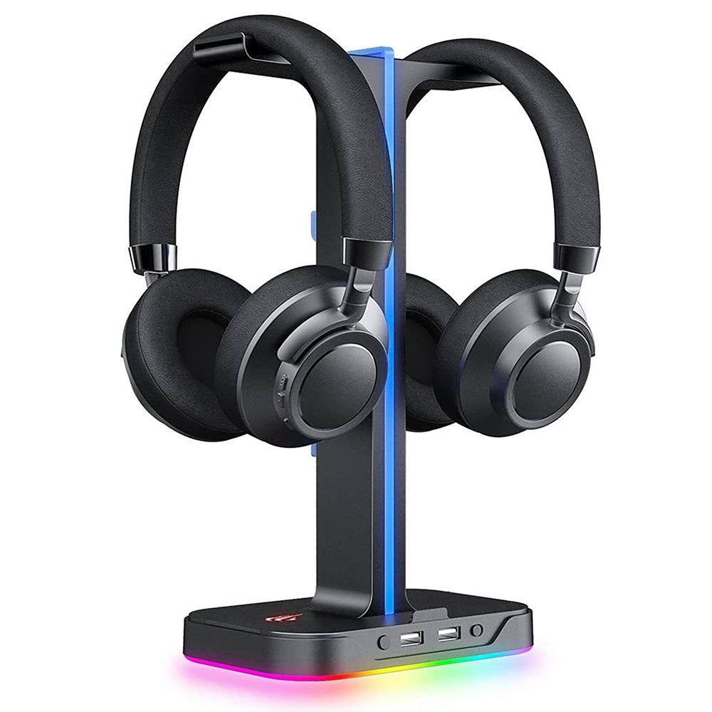 Βάση Ακουστικών HAVIT TH650, RGB, Γκρι