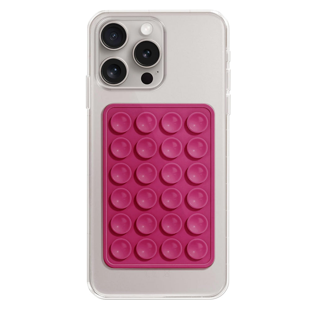Βάση με Βεντούζες Techsuit SM-PAD, Φούξια