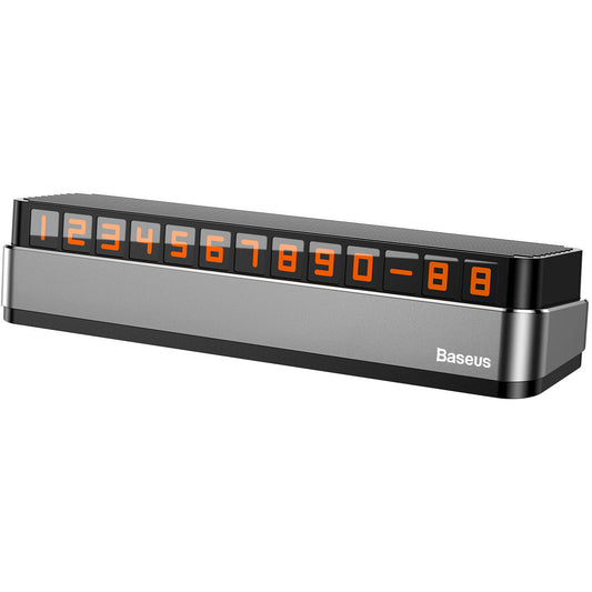 Baseus Moonlight Box ACNUM-B0G κάτοχος αριθμού τηλεφώνου αυτοκινήτου Baseus Moonlight Box ACNUM-B0G