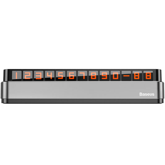 Baseus Moonlight Box ACNUM-B0G κάτοχος αριθμού τηλεφώνου αυτοκινήτου Baseus Moonlight Box ACNUM-B0G