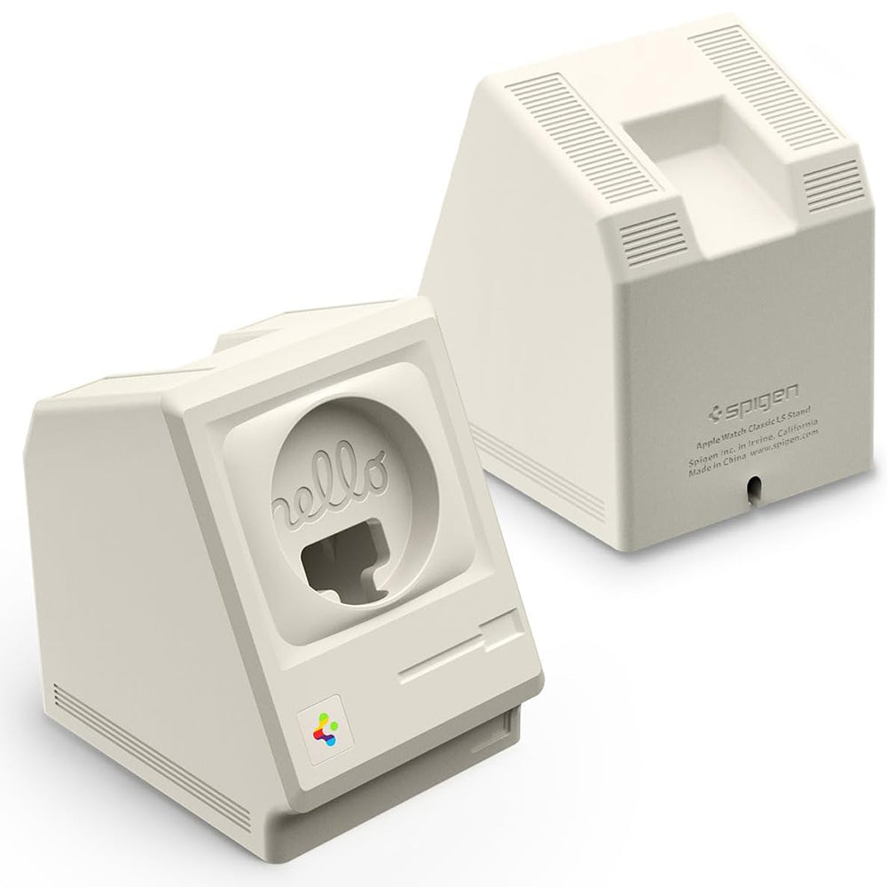Βάση Spigen Classic LS για Ασύρματο Φορτιστή Apple Watch Series, Κρεμ AMP11668