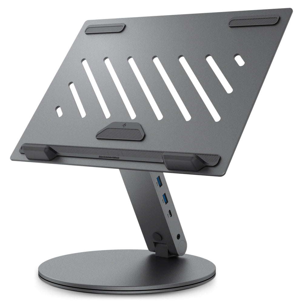 Βάση με Hub Spigen LD204H για Laptop μέγιστο 15.6 ιντσών, Γκρι AMP08885