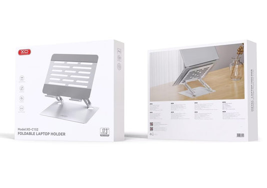 Βάση XO Design C152 για Laptop έως 17,3 ίντσες, Ασημί