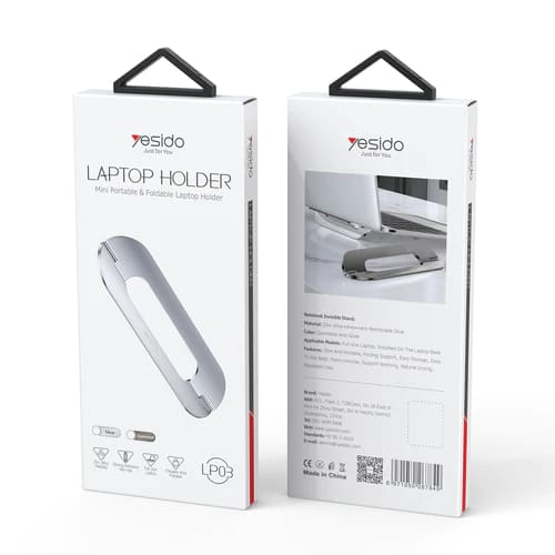 Βάση Yesido LP03 για Laptop, Ασημί