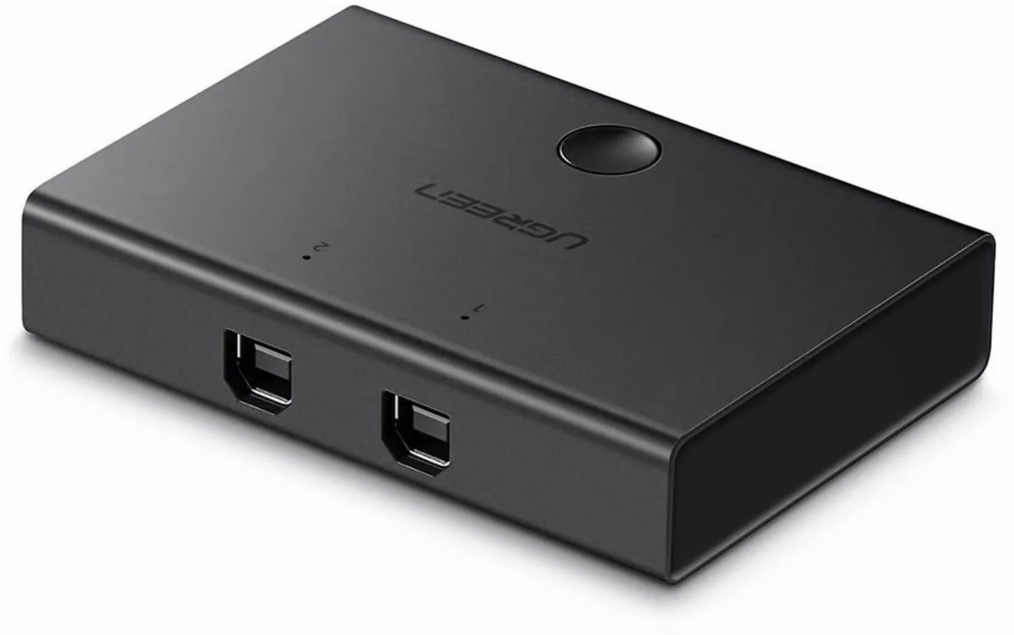 Switch USB UGREEN US158, 2 x USB-B, Μαύρο