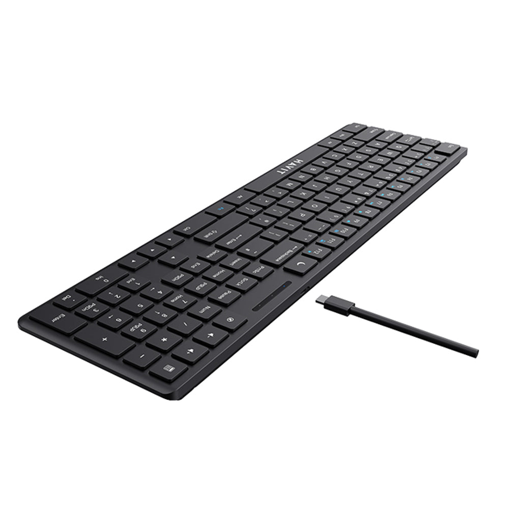 Πληκτρολόγιο Wired USB HAVIT KB252, USB-C, 1.5m, Μαύρο