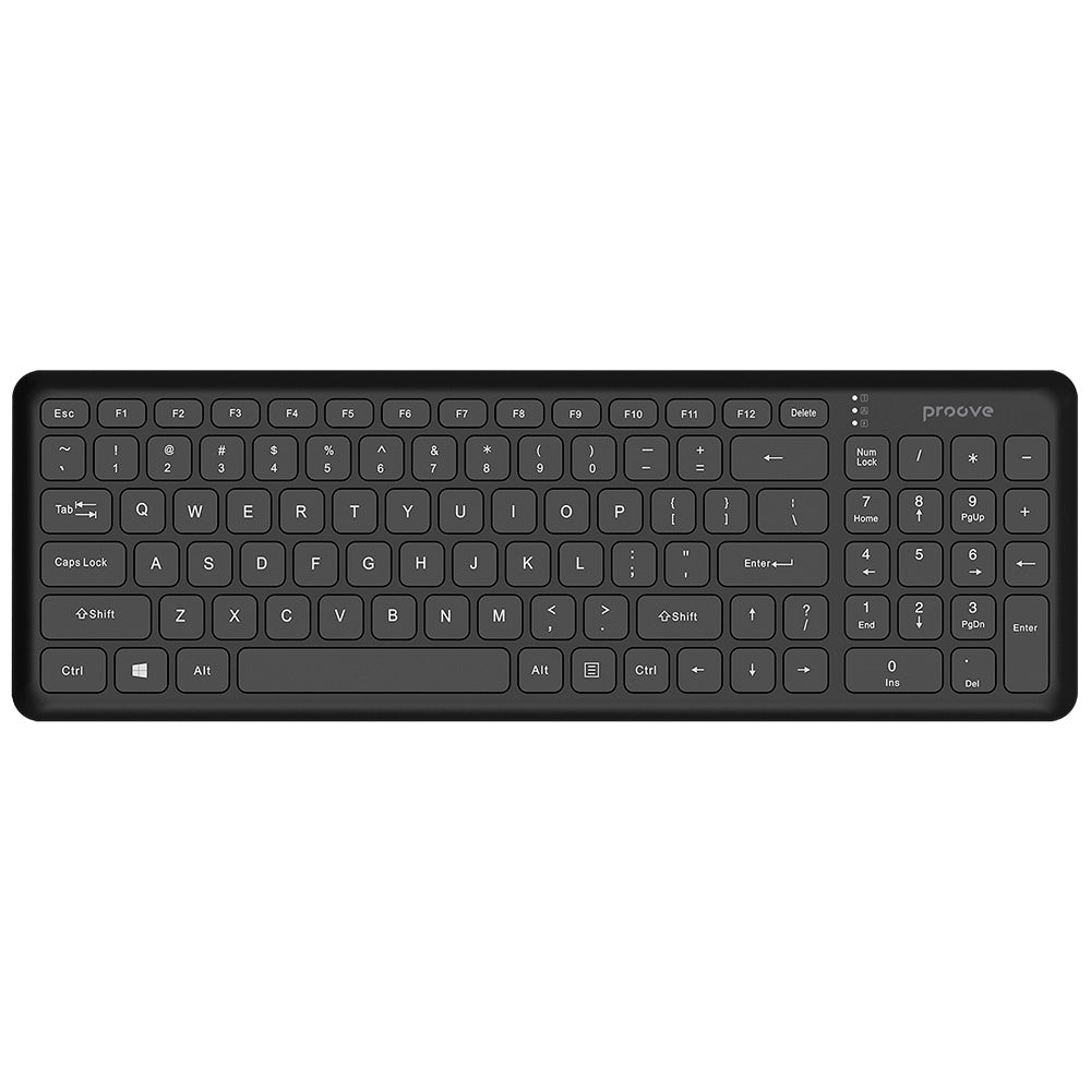 Ασύρματο Πληκτρολόγιο Proove Classic Code, Μαύρο KBCDEN00003001