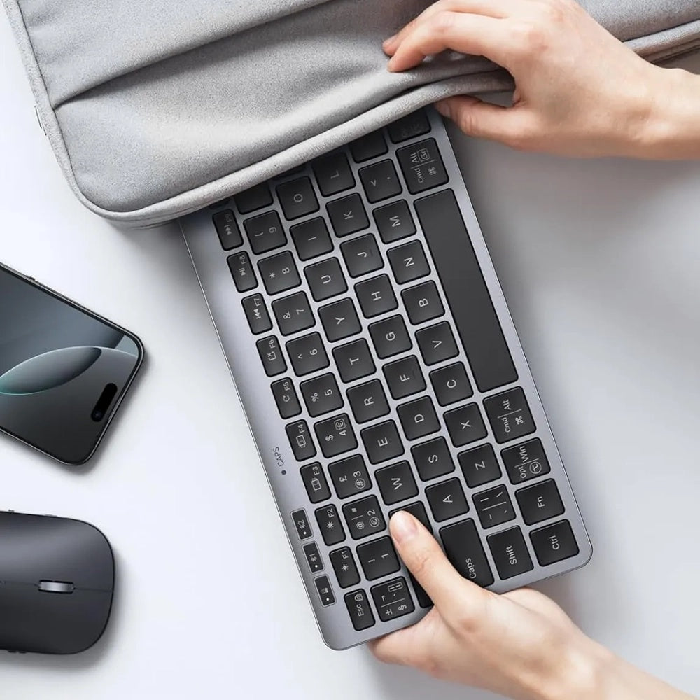Ασύρματο Πληκτρολόγιο UGREEN 75049, BT / Wi-Fi, Μαύρο