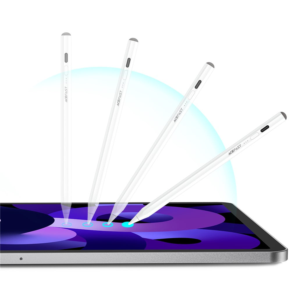 Touch Pen Acefast V2 για Apple iPad, Ενεργή Έκδοση, Λευκό