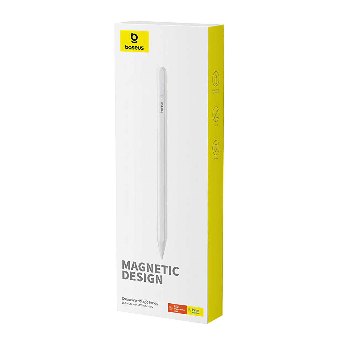 Touch Pen Baseus Smooth Writing 2 Magnetic Series για Apple iPad, Έκδοση Active, Λευκό P80015802213-02