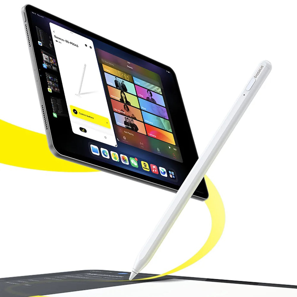 Touch Pen Baseus Smooth Writing 2 Series για Apple iPad, Ενεργή Ασύρματη Έκδοση, Λευκό P80015802213-03