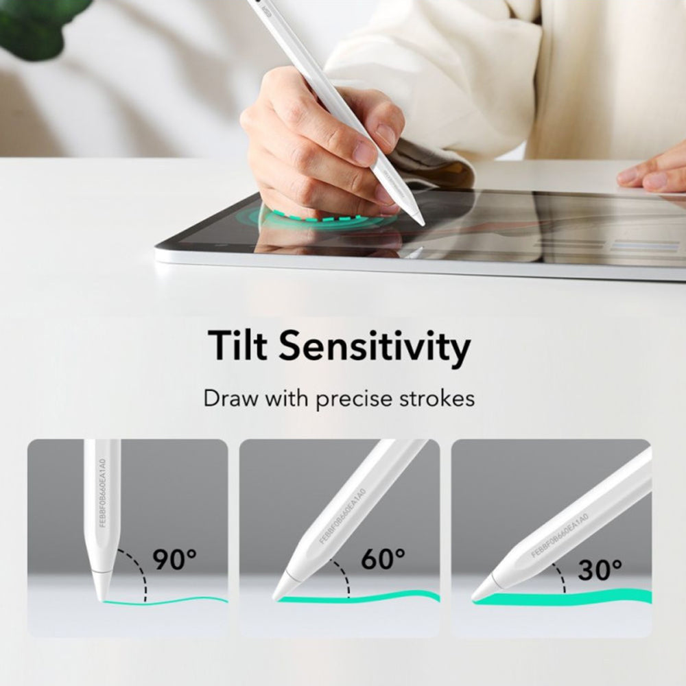 Touch Pen ESR Geo για Apple iPad, Ενεργή Έκδοση, Λευκό