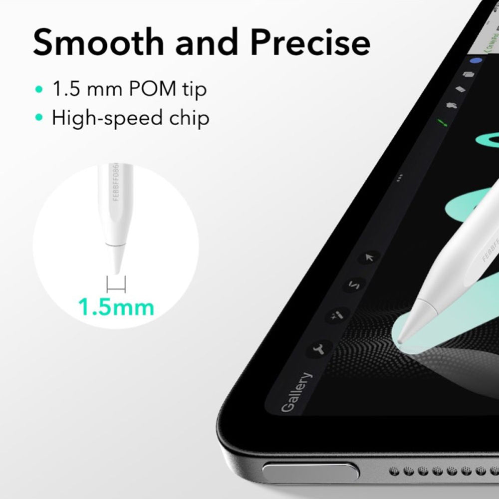 Touch Pen ESR Geo για Apple iPad, Ενεργή Έκδοση, Λευκό