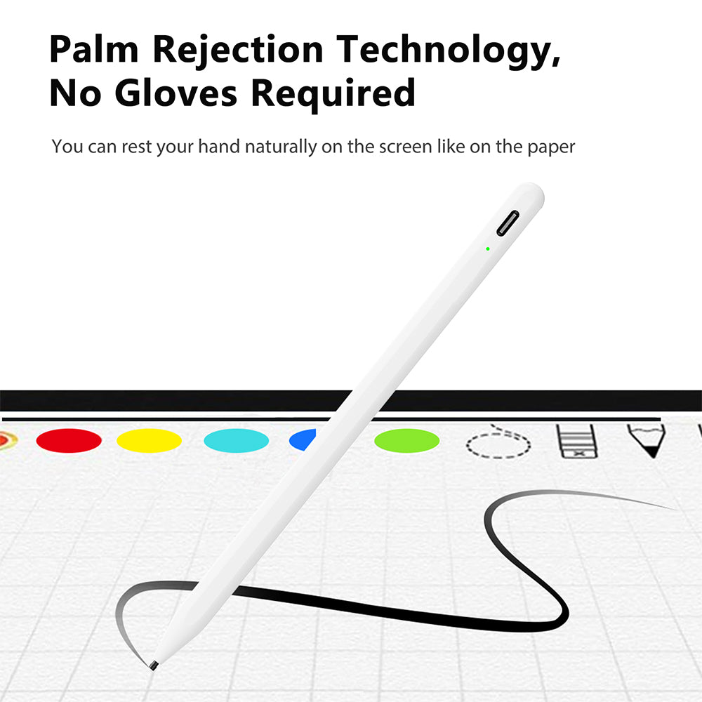 Touch Pen Techsuit A580S για Apple iPad, Ενεργή Έκδοση, Λευκό