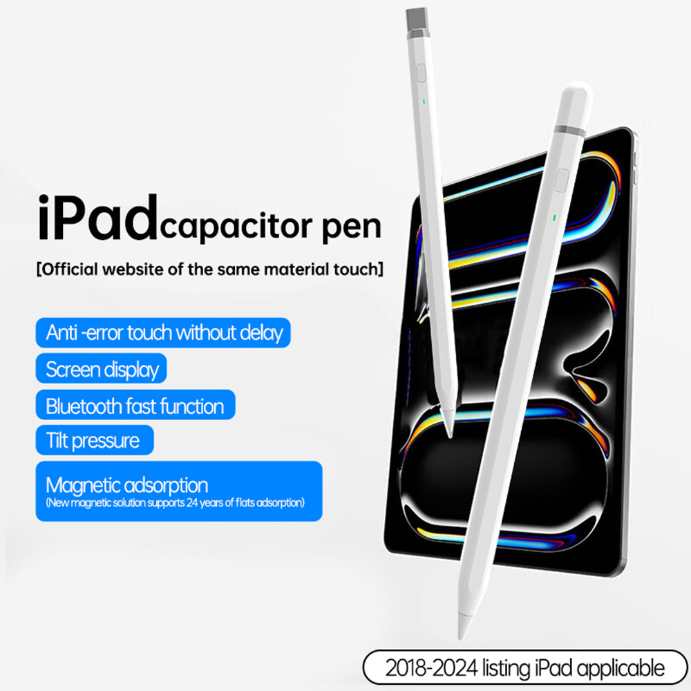 Touch Pen Techsuit AP01 Pro για Apple iPad, Ενεργή Έκδοση, Λευκό