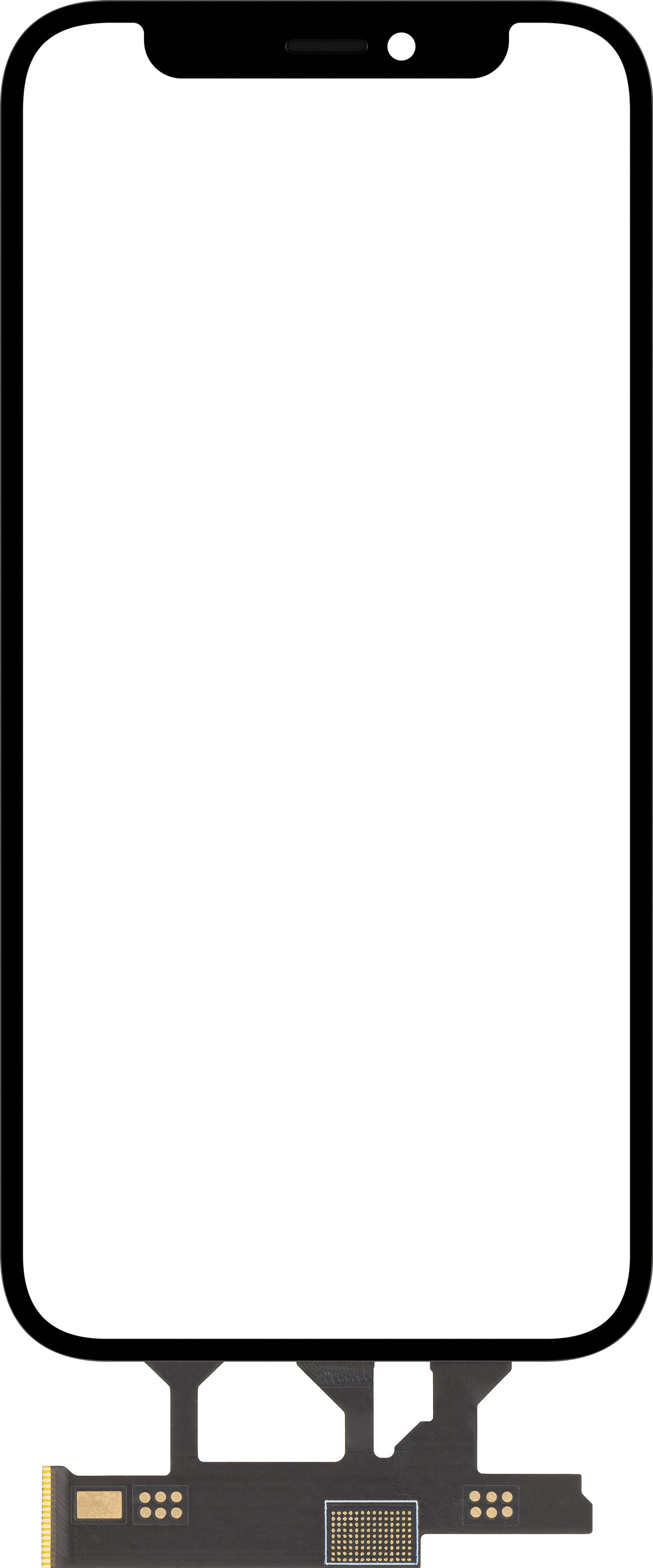 Touchscreen Forward Guard OCA για Apple iPhone 12 mini, Μαύρο