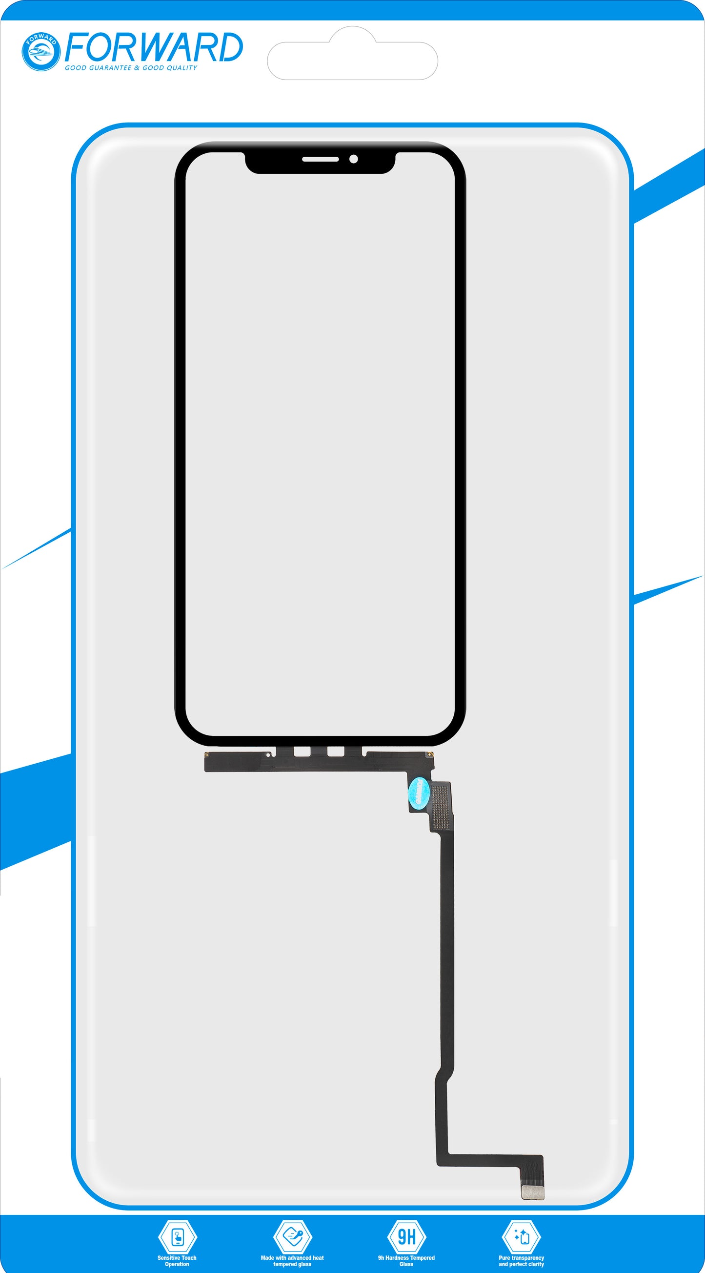 Touchscreen Forward Guard OCA για Apple iPhone 11 Pro Max, Μαύρο
