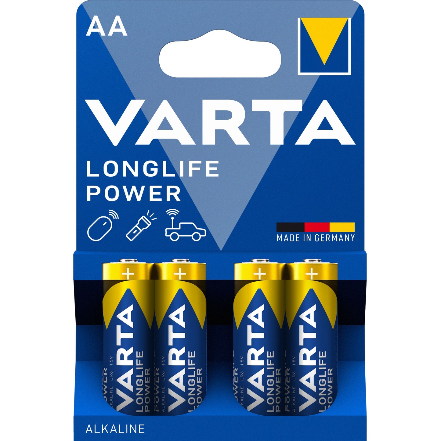 Μπαταρία Varta Longlife Power 4906, AA / LR6, Σετ 4 τεμαχίων