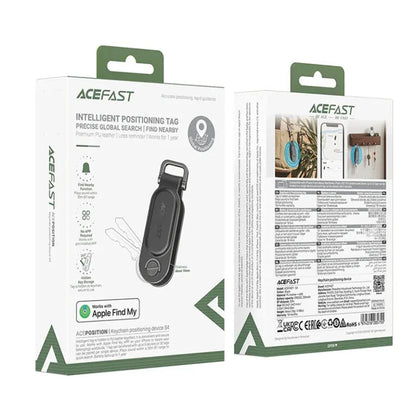 Acefast SmartTag Keychain SS για σειρές iOS, Μαύρο