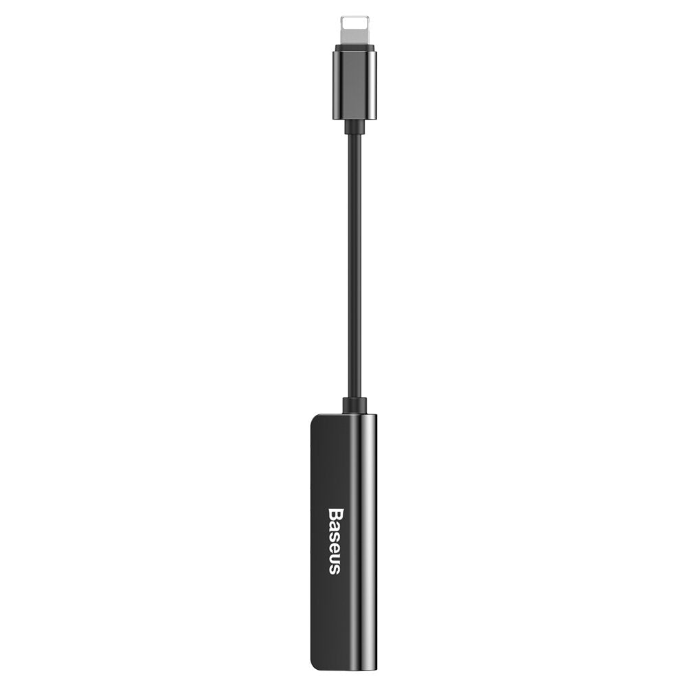 Αντάπτορας Ήχου Lightning - Lightning / 3.5mm Baseus L52, Μαύρος CALL52-01