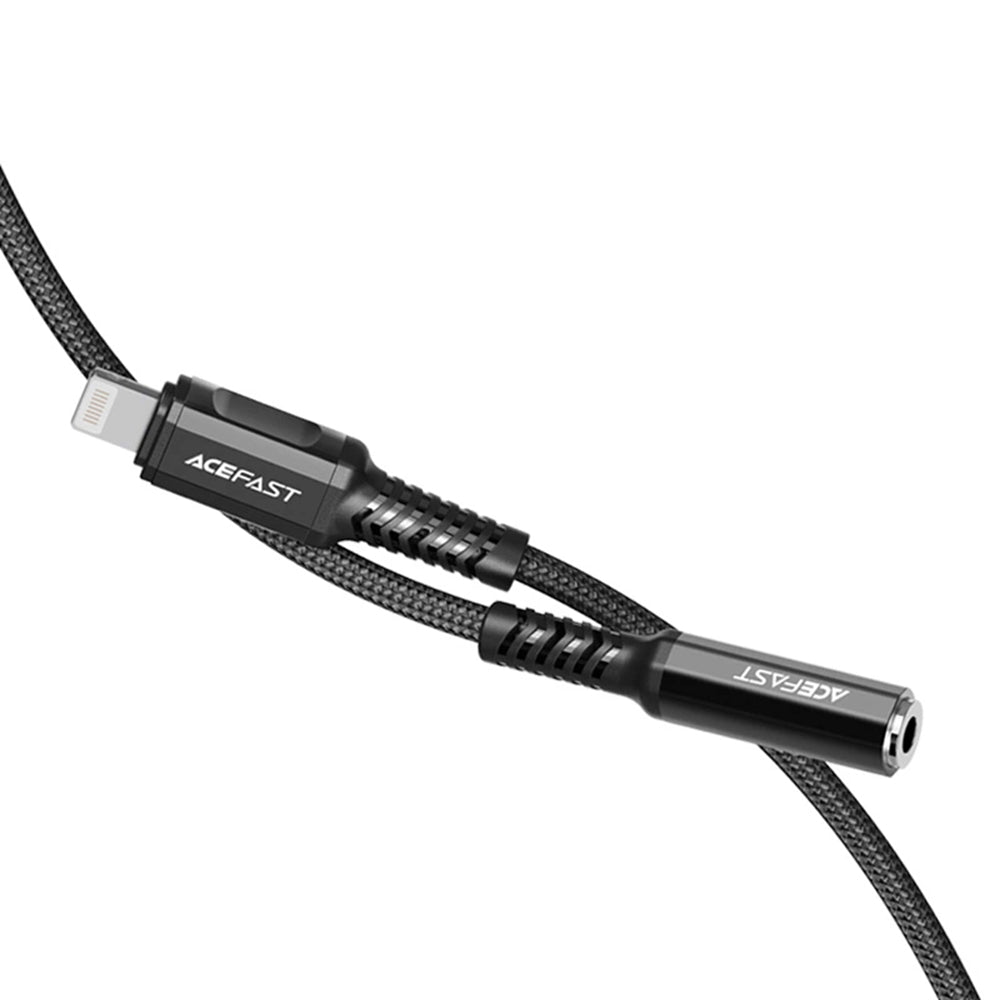 Προσαρμογέας Ήχου Lightning - 3.5mm Acefast C1-05, Μαύρο