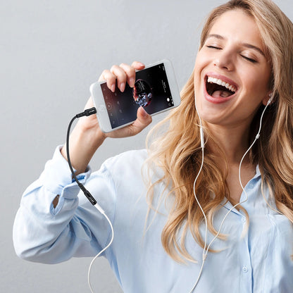 Προσαρμογέας Ήχου Lightning - 3.5mm Acefast C1-05, Μαύρο