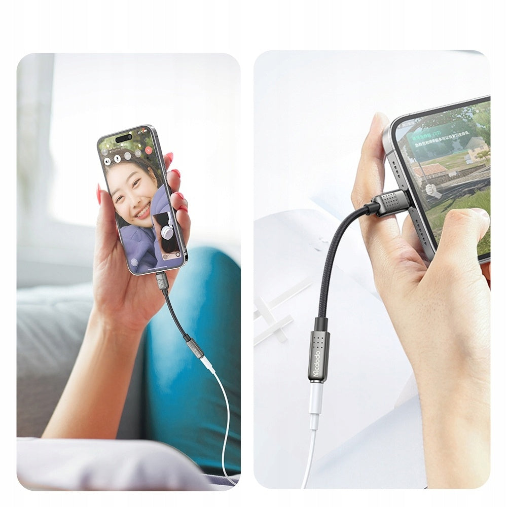 Αντάπτορας Ήχου Lightning - 3.5mm McDodo CA-5010, Μαύρο