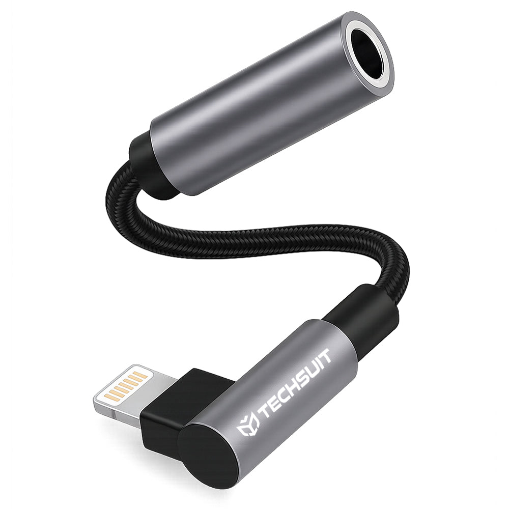 Προσαρμογέας Ήχου Lightning - 3.5mm Techsuit AC6 MusicDox, Γκρι