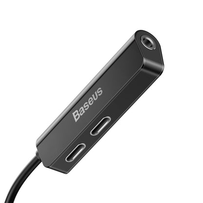 Αντάπτορας Ήχου Lightning - Lightning / 3.5mm Baseus L52, Μαύρος CALL52-01