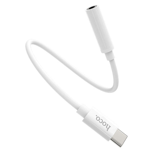 Προσαρμογέας Ήχου USB-C - 3.5mm HOCO LS30, Λευκό