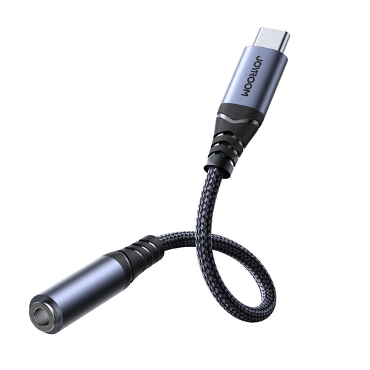 Προσαρμογέας Ήχου USB-C - 3.5mm Joyroom SY-C01, Μαύρο