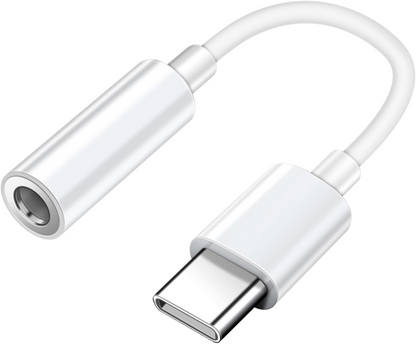 Προσαρμογέας Ήχου USB-C - 3.5mm Mobeen από Samsung, Λευκό GP-TGU023AEAWW