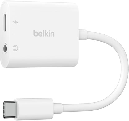 Προσαρμογέας Ήχου USB-C - 3.5mm / USB-C Belkin RockStar, Μαύρο NPA004btBK