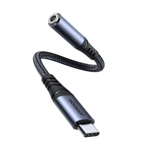 Προσαρμογέας Ήχου USB-C - 3.5mm Joyroom SY-C01, Μαύρο