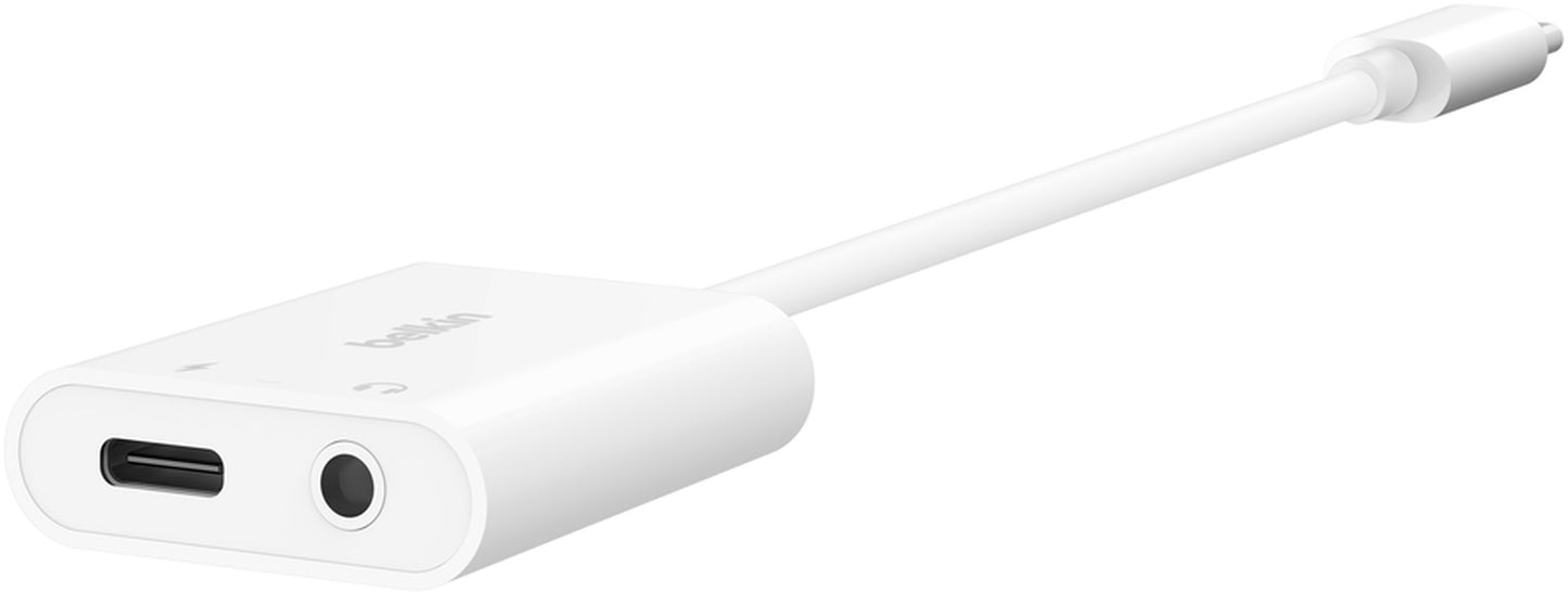 Προσαρμογέας Ήχου USB-C - 3.5mm / USB-C Belkin RockStar, Μαύρο NPA004btBK