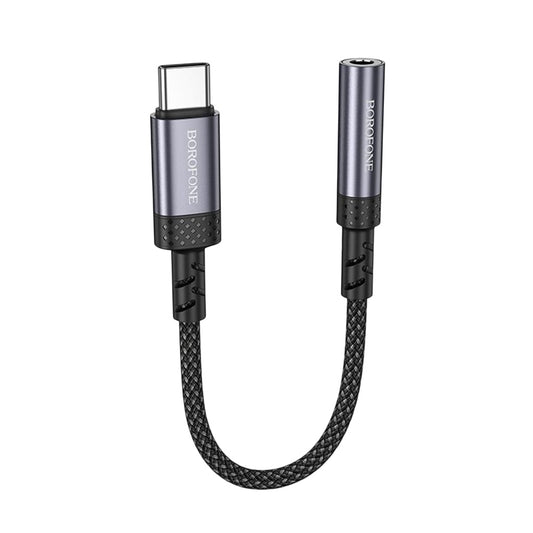 Προσαρμογέας Ήχου USB-C - 3.5mm Borofone BV24, Γκρι