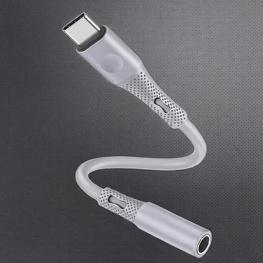 Προσαρμογέας Ήχου USB-C - 3.5mm Techsuit AC1 SoundFlex, Γκρι