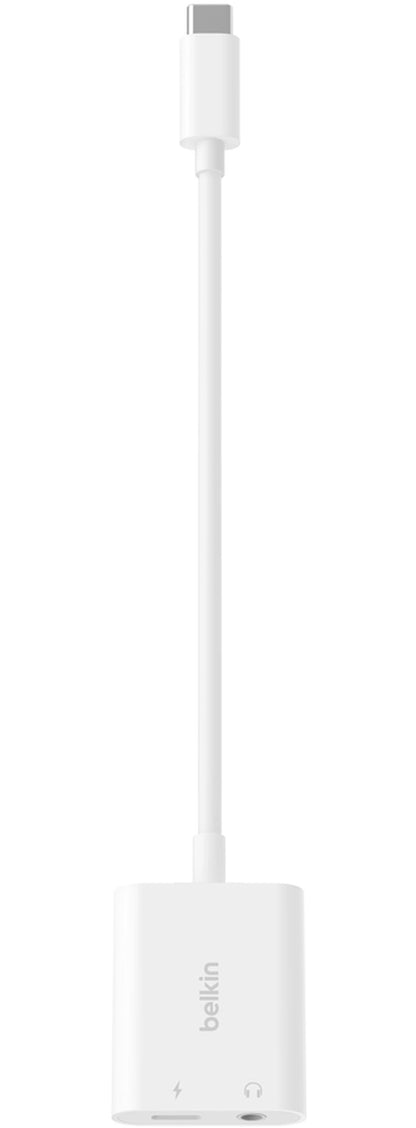 Προσαρμογέας Ήχου USB-C - 3.5mm / USB-C Belkin RockStar, Μαύρο NPA004btBK