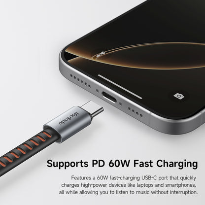 Προσαρμογέας Ήχου USB-C - USB-C / 3.5mm McDodo CA-3120, Γκρι