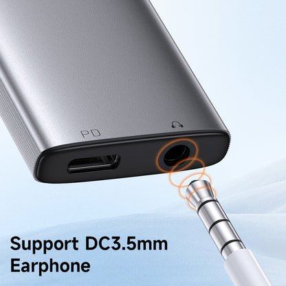 Προσαρμογέας Ήχου USB-C - USB-C / 3.5mm McDodo CA-5050 Wales, Γκρι