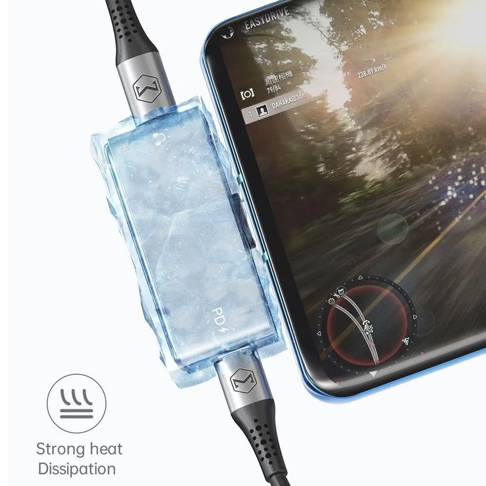 Προσαρμογέας Ήχου USB-C - USB-C / USB-C McDodo CA-7670, Μαύρο