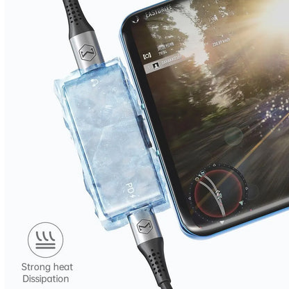 Προσαρμογέας Ήχου USB-C - USB-C / USB-C McDodo CA-7670, Μαύρο