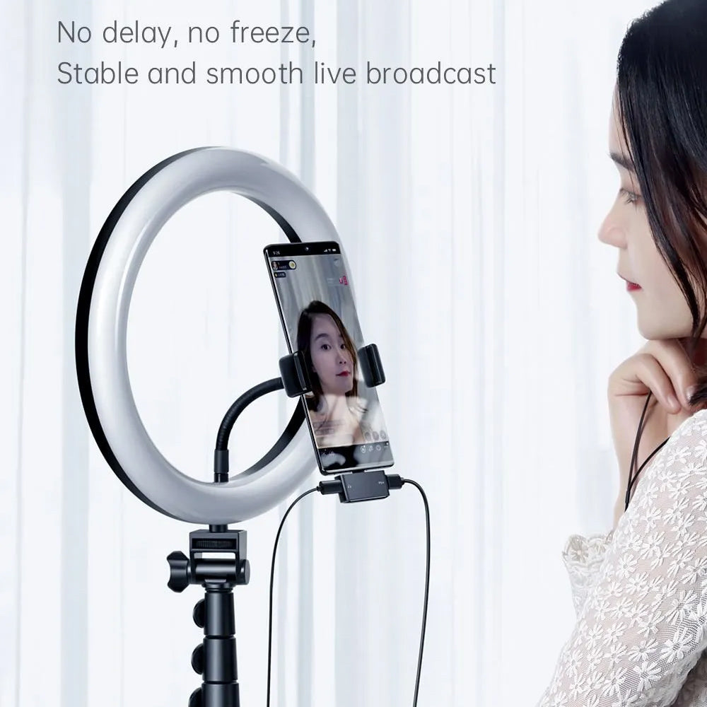 Προσαρμογέας Ήχου USB-C - USB-C / USB-C McDodo CA-7670, Μαύρο