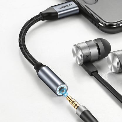 Προσαρμογέας Ήχου USB-C - 3.5mm UGREEN AV142, Γκρι