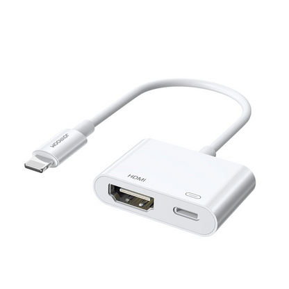 Προσαρμογέας Ήχου και Βίντεο Lightning - HDMI / Lightning Joyroom S-H141, Λευκό