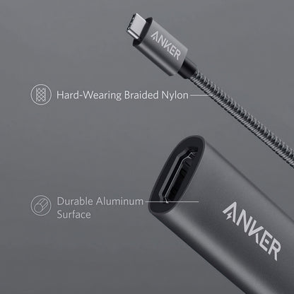 Προσαρμογέας Ήχου και Βίντεο USB-C - HDMI Anker PowerExpand+, Γκρι A83120A1