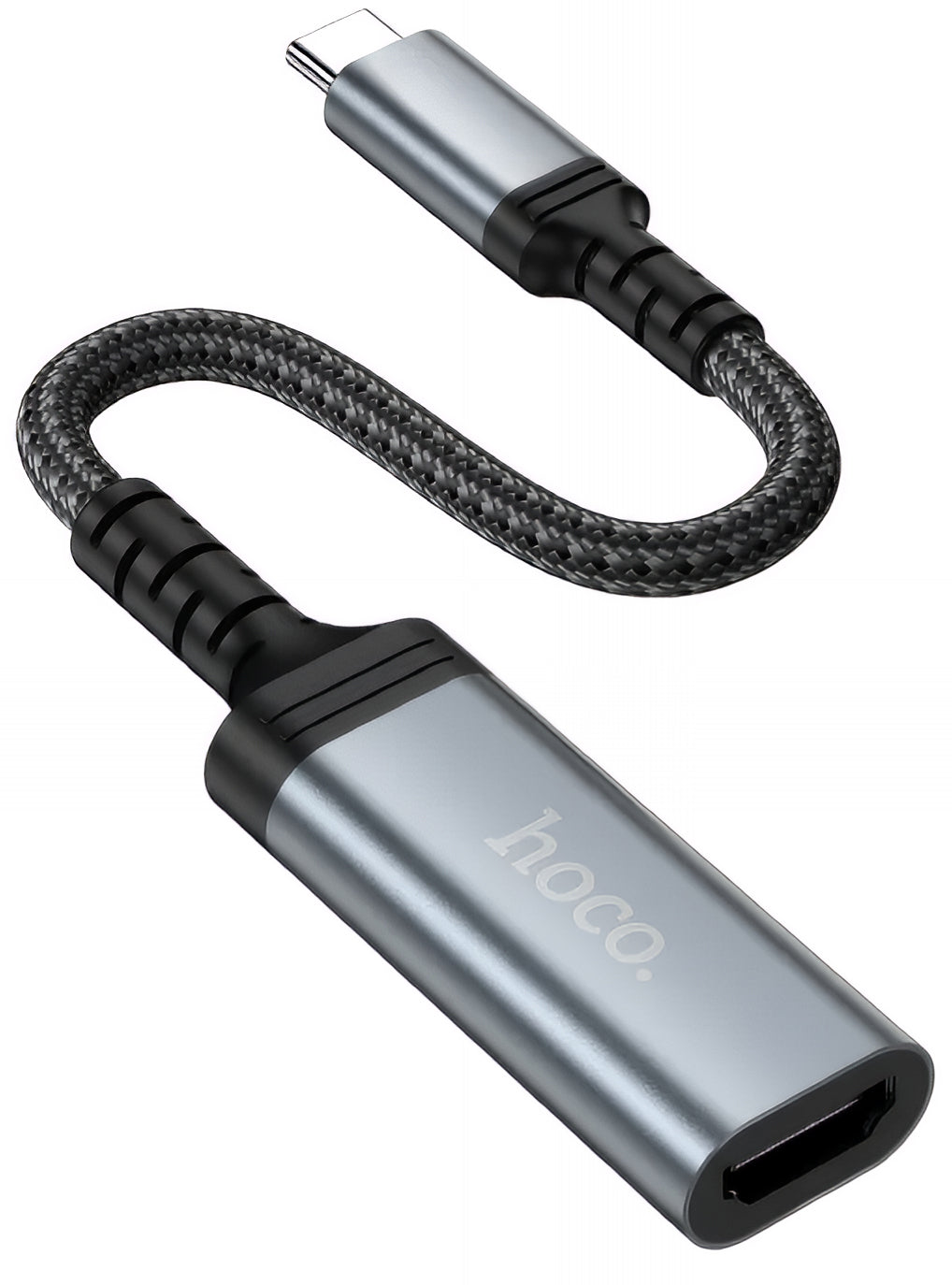 Προσαρμογέας Ήχου και Βίντεο USB-C - HDMI HOCO UA43A, Γκρι