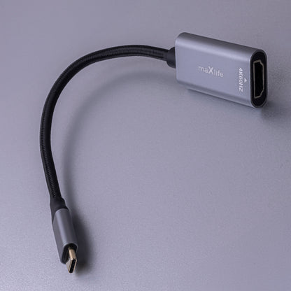 USB-C to HDMI Audio and Video Adapter MaXlife MXHC-01, Gray