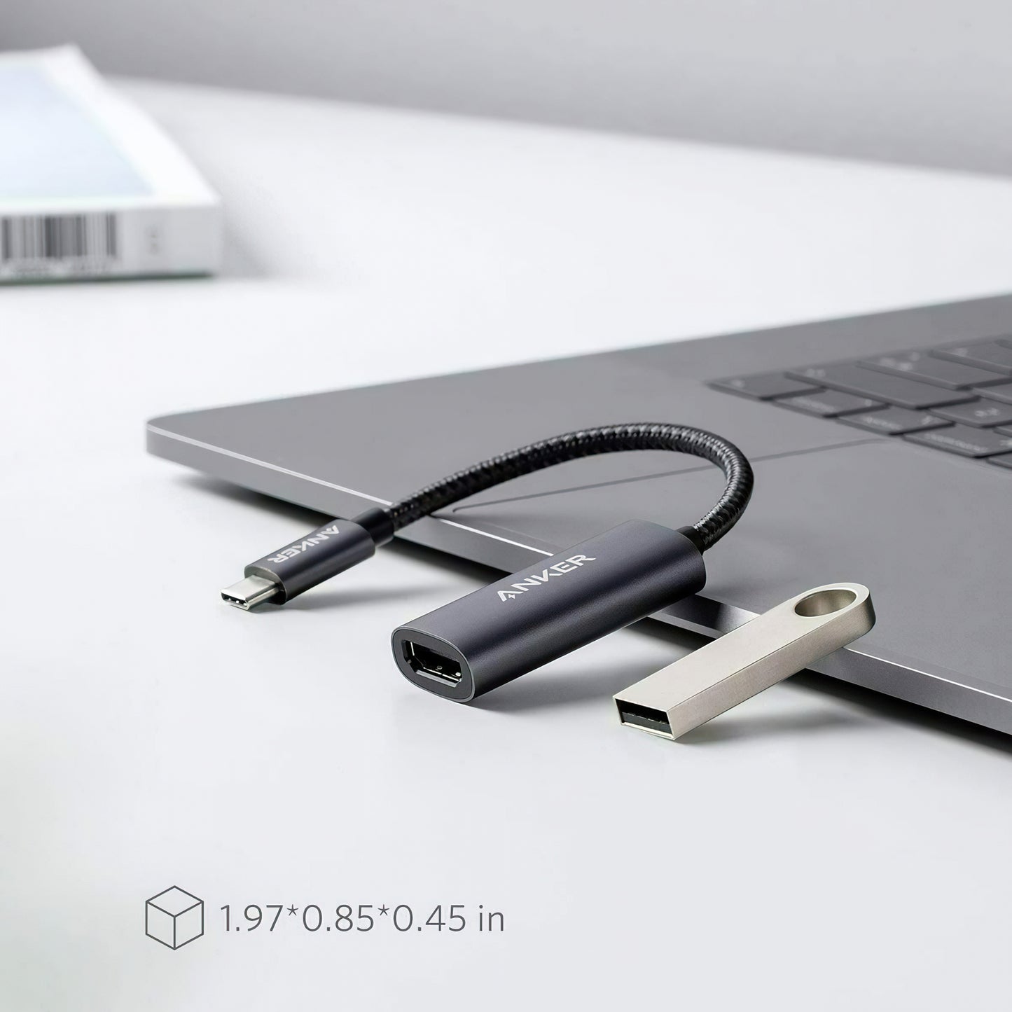 Προσαρμογέας Ήχου και Βίντεο USB-C - HDMI Anker PowerExpand+, Γκρι A83120A1