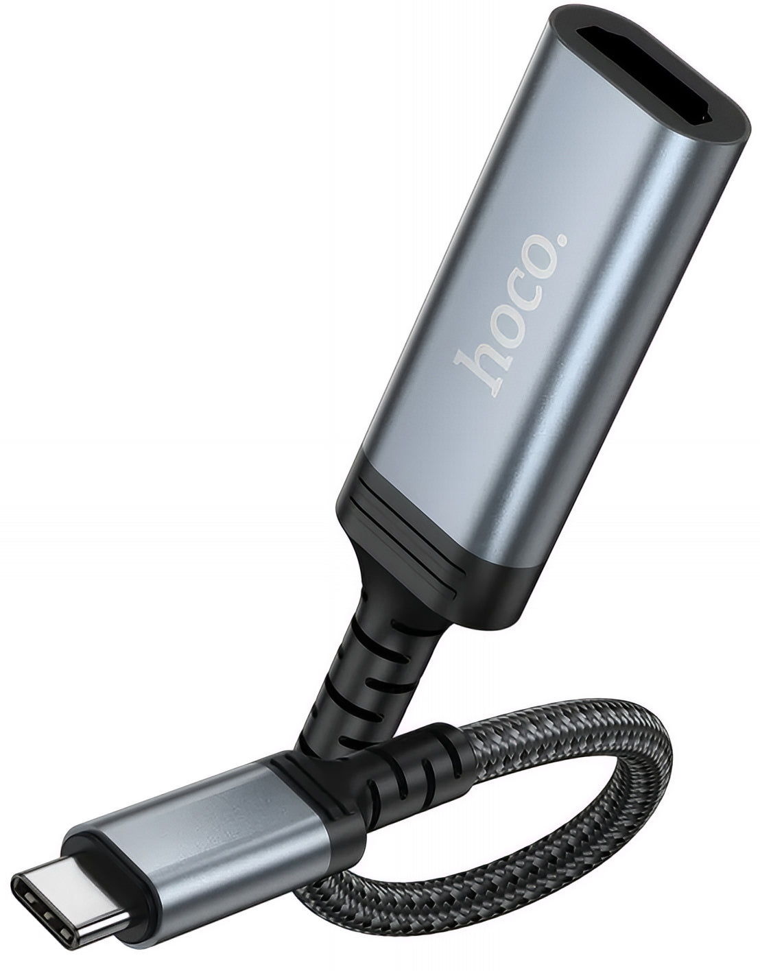 Προσαρμογέας Ήχου και Βίντεο USB-C - HDMI HOCO UA43A, Γκρι